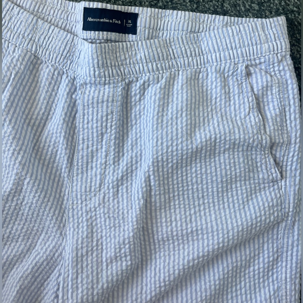 ABERCROMBIE x Mens seersucker shorts XL